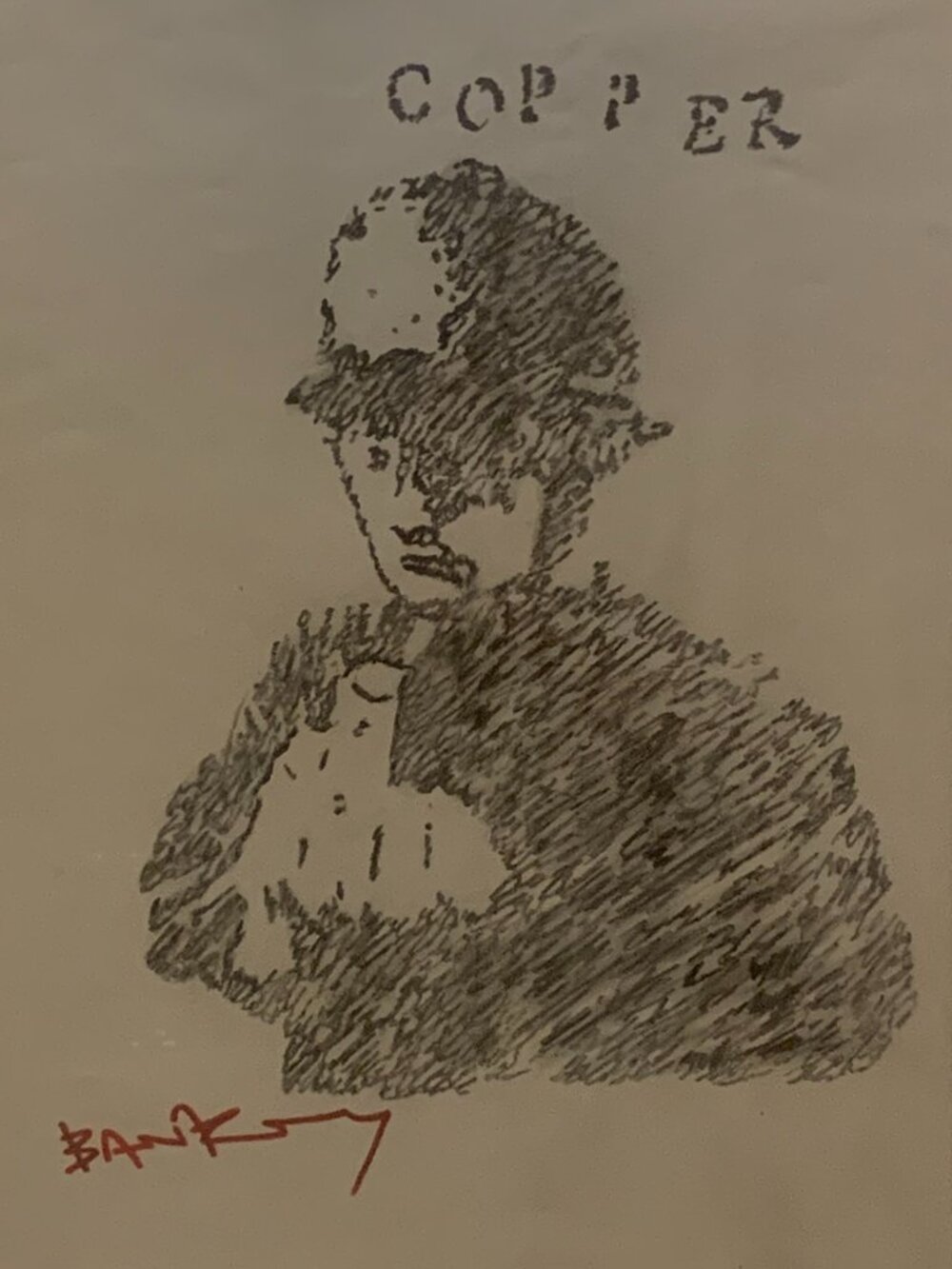 BANKSY - RUDE COPPER